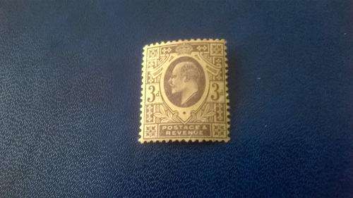 Great Britain Kings Head Mint Stamp 3d - Very High Cat Value